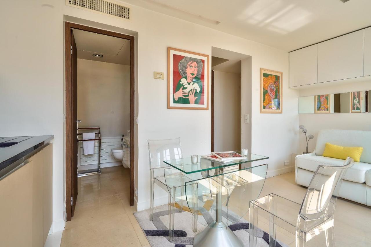 Designed Studio With Ac-Terrasse Vue Tour Eiffel Parigi Esterno foto